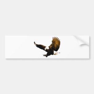 Eagle Landing Bumpersticker