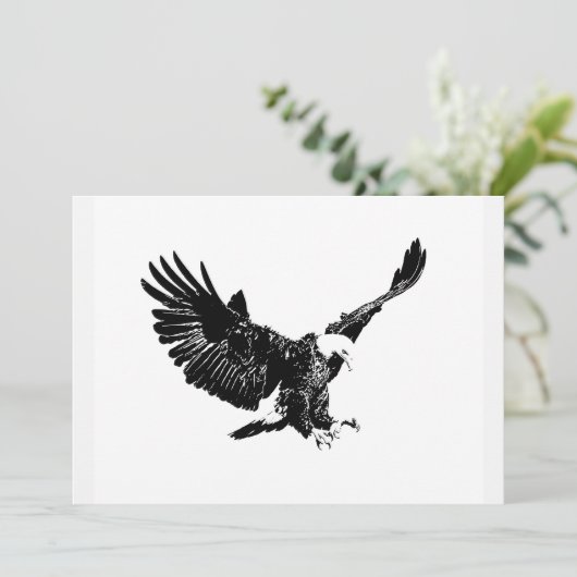 Eagle Landing uitnodiging (Staand voorkant)