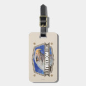 Eagle-Let Freedom Ring Bagagelabel (Voorkant verticaal)