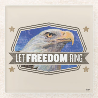Eagle-Let Freedom Ring Glazen Onderzetter