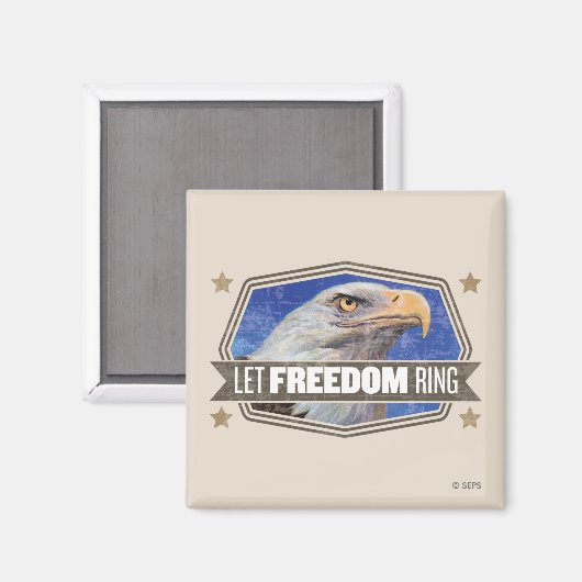 Eagle-Let Freedom Ring Magneet (Voorkant / Achterkant)