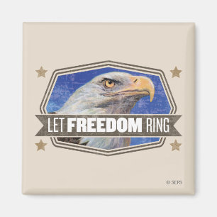Eagle-Let Freedom Ring Magneet