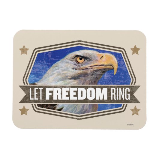 Eagle-Let Freedom Ring Magneet (Horizontaal)