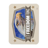 Eagle-Let Freedom Ring Magneet (Verticaal)