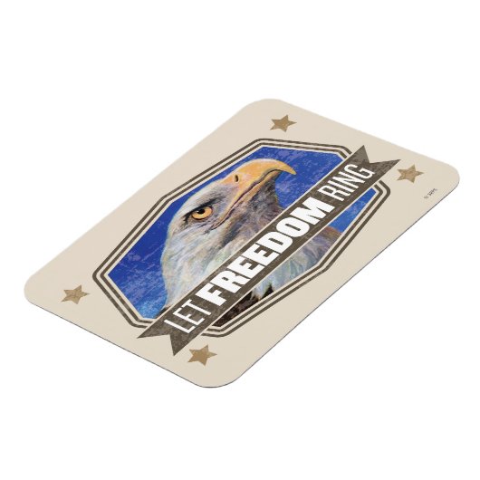 Eagle-Let Freedom Ring Magneet (Linkerzijde)