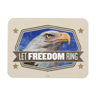 Eagle-Let Freedom Ring Magneet