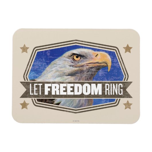 Eagle-Let Freedom Ring Magneet (Horizontaal)