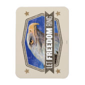 Eagle-Let Freedom Ring Magneet (Verticaal)