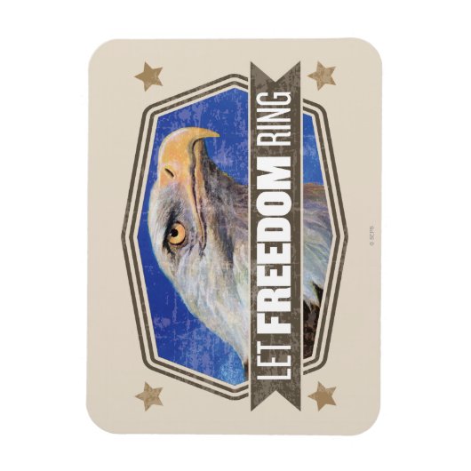 Eagle-Let Freedom Ring Magneet (Verticaal)