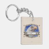 Eagle-Let Freedom Ring Sleutelhanger (Voorkant Links)