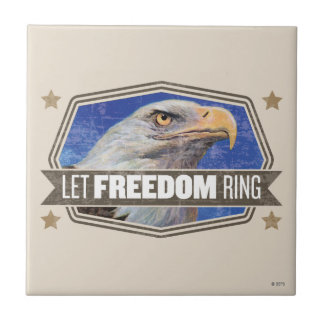 Eagle-Let Freedom Ring Tegeltje