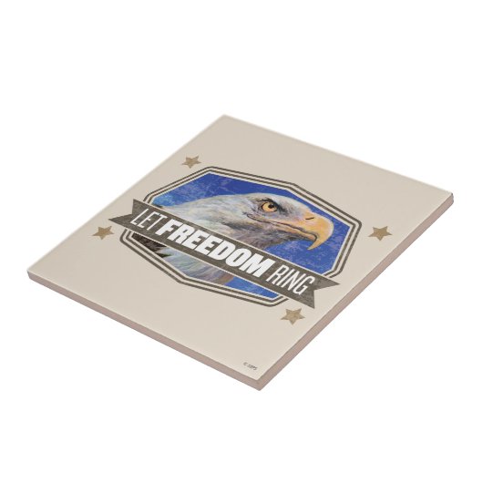 Eagle-Let Freedom Ring Tegeltje (Zijkant)