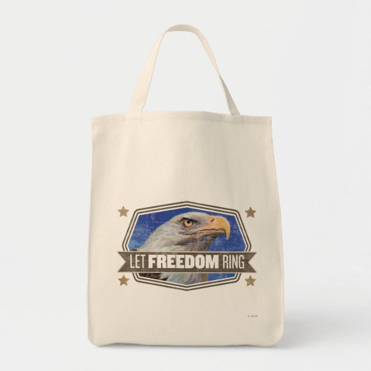 Eagle-Let Freedom Ring Tote Bag (Voorkant)