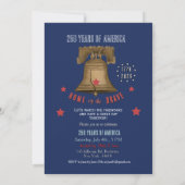 Eagle & Liberty Bell US 250th Anniversary Blue Kaart (Achterkant)