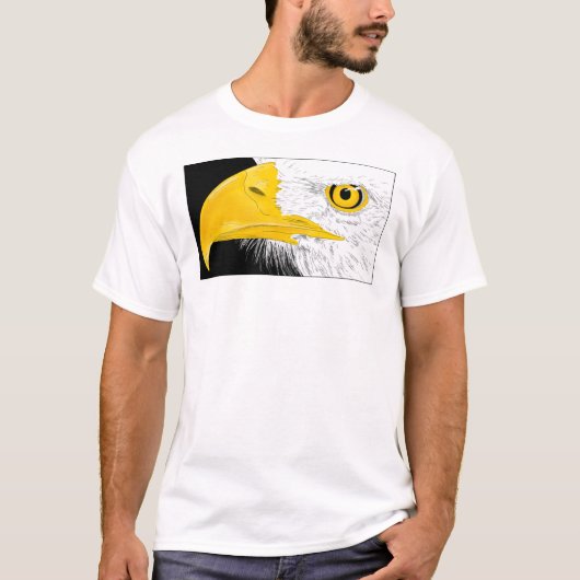 Eagle Line Art T-shirt (Voorkant)