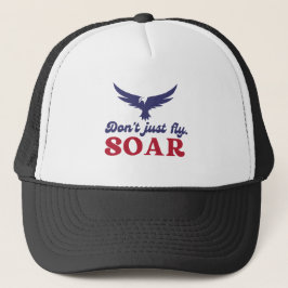 Eagle logo design cap trucker pet