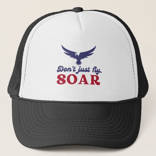 Eagle logo design cap trucker pet (Voorkant)