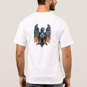 Eagle logo ontwerp t-shirt (Achterkant)