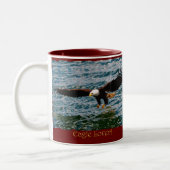 EAGLE LOVER Cadeaus Tweekleurige Koffiemok (Links)