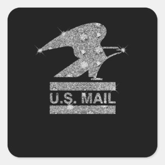 Eagle Lover Gift| Dimond Eagle NL Mail Vierkante Sticker