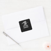 Eagle Lover Gift| Dimond Eagle NL Mail Vierkante Sticker (Envelop)
