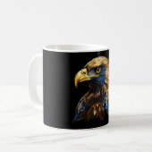 Eagle Lover Nieuwjaar Gift Koffiemok (Voorkant links)