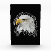 Eagle Lowpoly Fotoblokken (Voorkant)