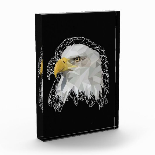 Eagle Lowpoly Fotoblokken (Links)