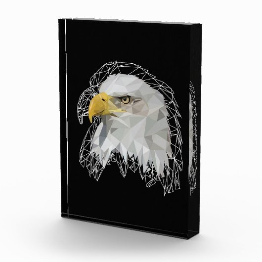 Eagle Lowpoly Fotoblokken (Rechts)