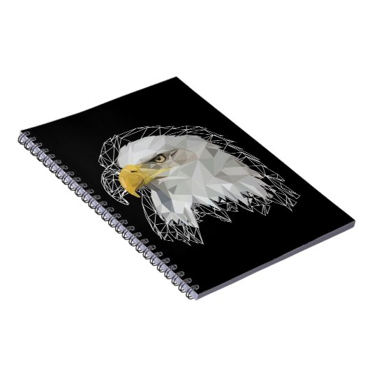 Eagle Lowpoly Notitieboek (Rechterzijde)