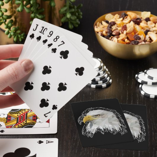 Eagle Lowpoly Pokerkaarten (Insitu)