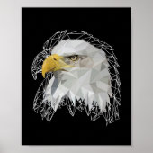 Eagle Lowpoly Poster (Voorkant)