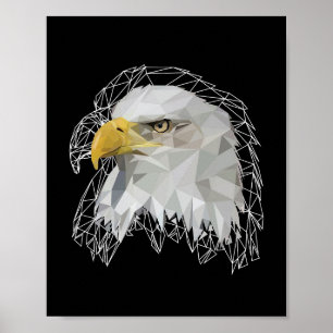 Eagle Lowpoly Poster