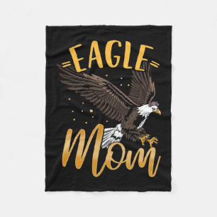 Eagle mama fleece deken