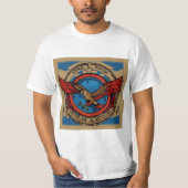 Eagle Mannen Waarde Grafisch T-shirt (Voorkant)