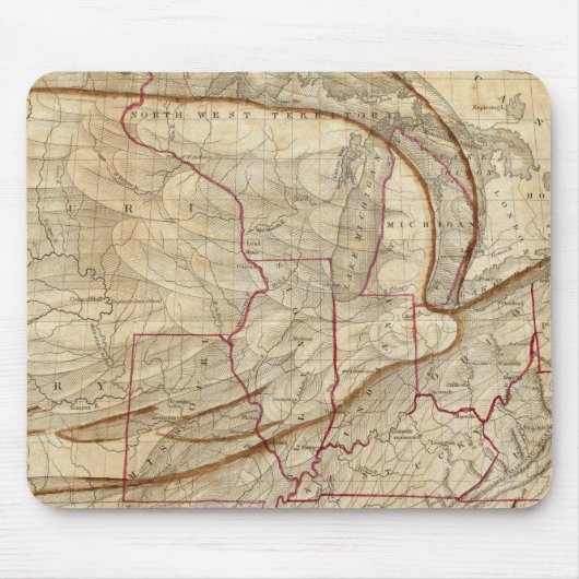 Eagle Map of the United States Muismat (Voorkant)