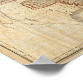 Eagle Map of the United States Poster (Hoek)