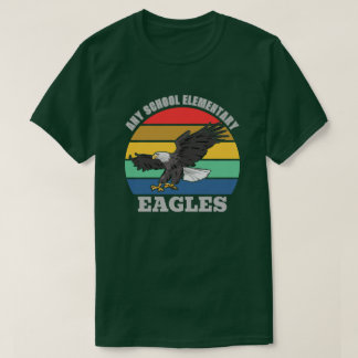Eagle Mascot School Sjabloon T-Shirt