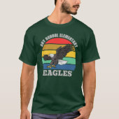 Eagle Mascot School  Sjabloon T-Shirt (Voorkant)