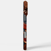 Eagle Meesterwerk lederen look Art Case-Mate iPhone Case (Achterkant / Rechts)