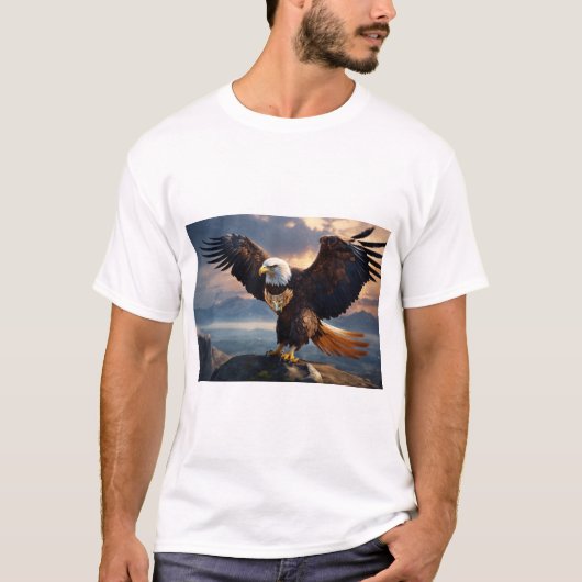 Eagle merk in T-shirt (Voorkant)