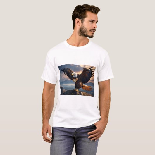 Eagle merk in T-shirt (Voorkant volledig)