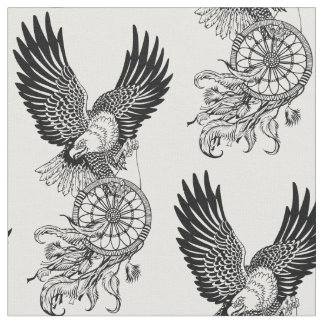 Eagle met Amerikaanse indianen droamcatcher Stof