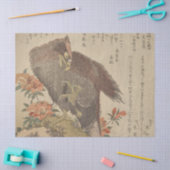 Eagle met een Struik van Shunman met een hooggepre Tissuepapier (Craft)