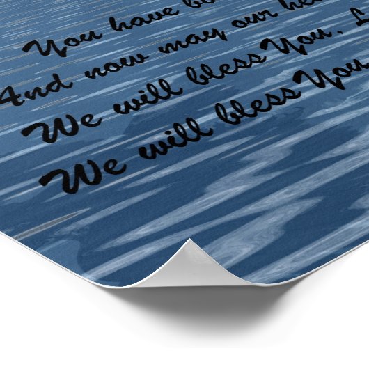 Eagle met gedicht poster (Hoek)