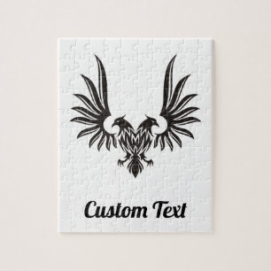 Eagle met twee hoofden Jigzaag Puzzle Legpuzzel