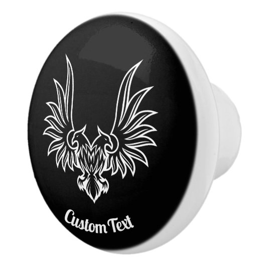 Eagle met twee hoofden keramische Knoop Knop (Rechts)