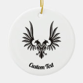 Eagle met twee hoofden keramische siervoorwerpen keramisch ornament (Voorkant)