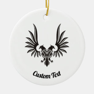 Eagle met twee hoofden keramische siervoorwerpen keramisch ornament