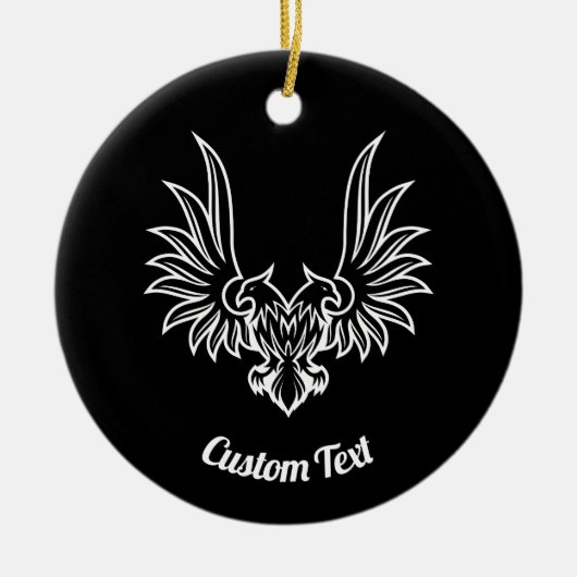 Eagle met twee hoofden keramische siervoorwerpen keramisch ornament (Voorkant)